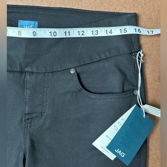 JAG Classic Pull-On Nora Mid Rise Skinny Jeans in Forever Black Size 10 NWT - Picture 9 of 14